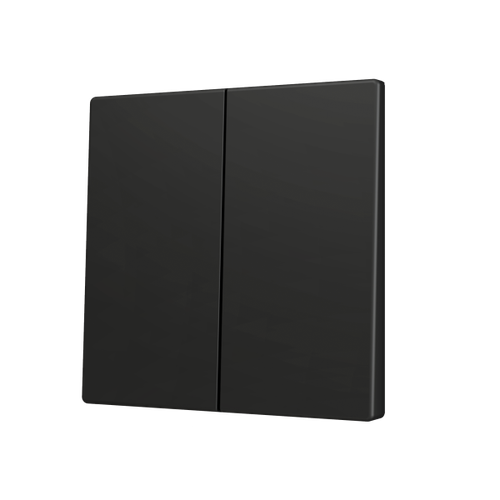 ZS70. Cover for Double KNX Soft push button 70x70 mm. Tilt up&down - Anthracite