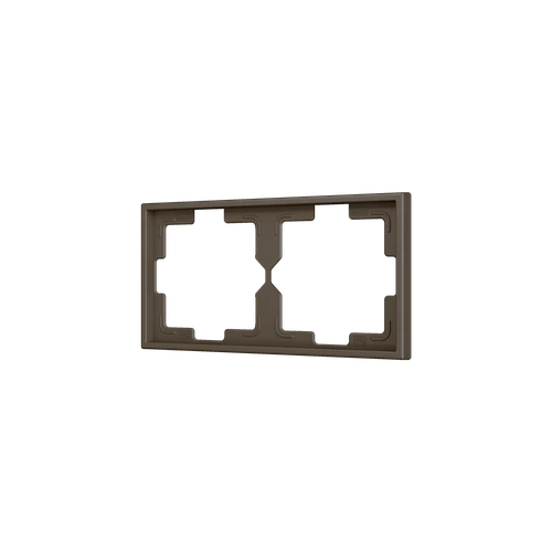 ZS70. 2-gang Frame - Mocha
