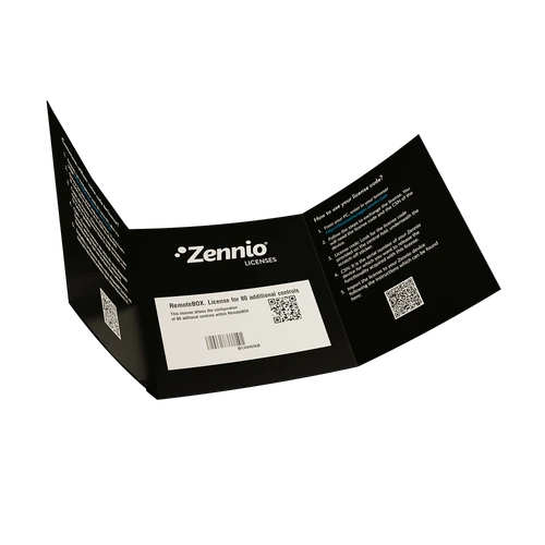 License to expand the number of controls in RemoteBOX to 180. License Box