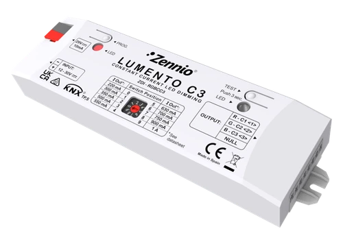 Lumento C3. 3-channel constant current PWM dimmer for DC LED loads
