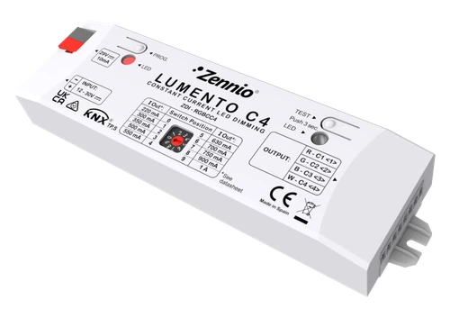 Lumento C4. 4-channel constant current PWM dimmer for DC LED loads