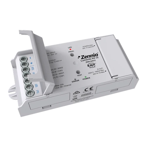 Lumento X4 v2. 4-channel constant voltage PWM dimmer for DC LED loads.