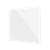 Flat RGB 1. Glass capacitive push button - 1 button - White