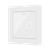 Flat 55 X2 v2. Glass capacitive push button 55x55 - 2 buttons - White (ZS55 frame not included)