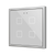 Flat 70 X4. Glass Capacitive push button 70x70 - 4 buttons - Silver (ZS70 frame not included)