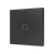 Tecla 1. PC-ABS Capacitive push button - 1 button - Anthracite