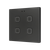 Tecla 4. PC-ABS Capacitive push button - 4 buttons - Anthracite