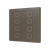Tecla RGB 8. PC-ABS Capacitive push button - 8 buttons - Mocha