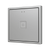 Tecla 70 X1. PC-ABS Capacitive push button 70x70 - 1 button - Silver (ZS70 frame not included)