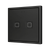Tecla 70 X2. PC-ABS Capacitive push button 70x70 - 2 buttons - Anthracite (ZS70 frame not included)