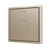 Tecla RGB 70 X1. PC-ABS Capacitive push button 70x70 - 1 button - Champagne (ZS70 frame not included)