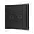 Tecla RGB 70 X2. PC-ABS Capacitive push button 70x70 - 2 buttons - Anthracite (ZS70 frame not included)