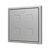 Tecla RGB 70 X4. PC-ABS Capacitive push button 70x70 - 4 buttons - Silver (ZS70 frame not included)