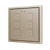 Tecla RGB 70 X6. PC-ABS Capacitive push button 70x70 - 6 buttons - Champagne (ZS70 frame not included)