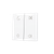 ZS55. Cover for Double KNX Soft push button 55x55 mm. Tilt up&down - Matt White - Custom. Minimum 100 units per design