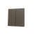 ZS55. Cover for Double KNX Soft push button 55x55 mm. Tilt down - Shutter icon - Mocha