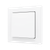ZS55. Simple Soft push button for 1 binary input 55x55 mm - Matt white
