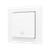 ZS55. Simple Soft push button for 1 binary input 55x55 mm - Matt white - Custom. Minimum 100 units per design