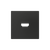 ZS55. Cover for HDMI insert 55x55 mm - Anthracite