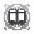 ZS55/ZS70. RJ45 connector - 2 inserts (without keystone and cover)