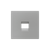 ZS55. Cover plate for RJ45 connector 55x55 mm - 1 insert - Silver