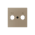 ZS55. Cover plate for TV/R insert 55x55 mm - Champagne