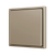 ZS70. Simple Soft push button for 2 binary inputs 70x70 mm - Champagne