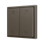 ZS70. Double Soft push button for 4 binary inputs 70x70 mm - Mocha - Custom. Minimum 100 units per design
