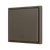 ZS70. Simple Soft push button for 1 binary input 70x70 mm - Light icon - Mocha