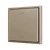 ZS70. Simple Soft push button for 2 binary inputs 70x70 mm - Shutter icon - Champagne