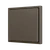 ZS70. Simple Soft push button for 2 binary inputs 70x70 mm - Shutter icon - Mocha
