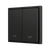 ZS70. Double Soft push button for 2 binary inputs 70x70 mm - Shutter icon - Anthracite