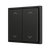 ZS70. Double Soft push button for 4 binary inputs 70x70 mm - Shutter icon - Anthracite