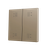ZS70. Cover for Double KNX Soft push button 70x70 mm. Tilt up&down - Champagne - Custom. Minimum 100 units per design