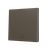 ZS70. Cover for Simple KNX Soft push button 70x70 mm. Tilt down - Doorbell icon - Mocha