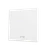 ZS70. Cover for Simple KNX Soft push button 70x70 mm. Tilt down - Key icon - Matt White