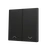ZS70. Cover for Double KNX Soft push button 70x70 mm. Tilt down - Shutter icon - Anthracite