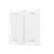 ZS70. Cover for Double KNX Soft push button 70x70 mm. Tilt up&down - Shutter icon - Matt White