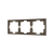ZS70. 3-gang Frame - Mocha