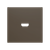 ZS70. Cover for HDMI insert 70x70 mm - Mocha