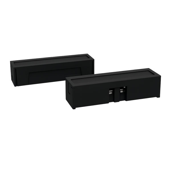 Magnetic contact for surface installation in door or window. Large - Anthracite