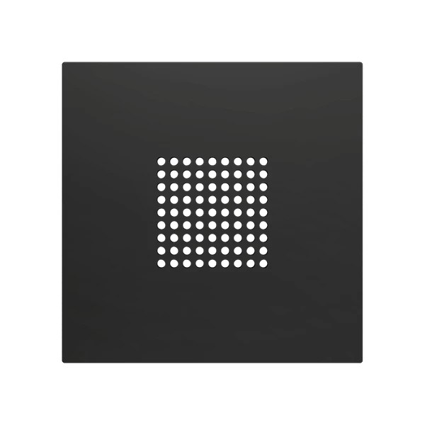 ZS70. RingBOX - KNX Doorbell cover 70x70 mm - Anthracite