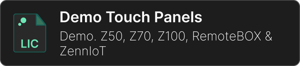 Demo License for Z50, Z70, Z100 & RemoteBOX. Full functionality (2 months duration)