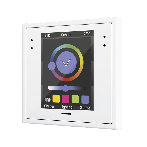 Z28. Capacitive touch panel (2.8" display) for 70x70 frames - Mocha (frame not included)