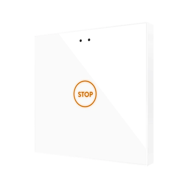 Flat RGB 1. Glass capacitive push button - 1 button - Custom