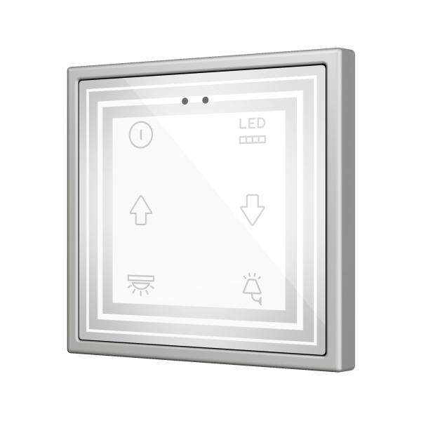 Flat 70 X6. Glass Capacitive push button 70x70 - 6 buttons - Custom (ZS70 frame not included)