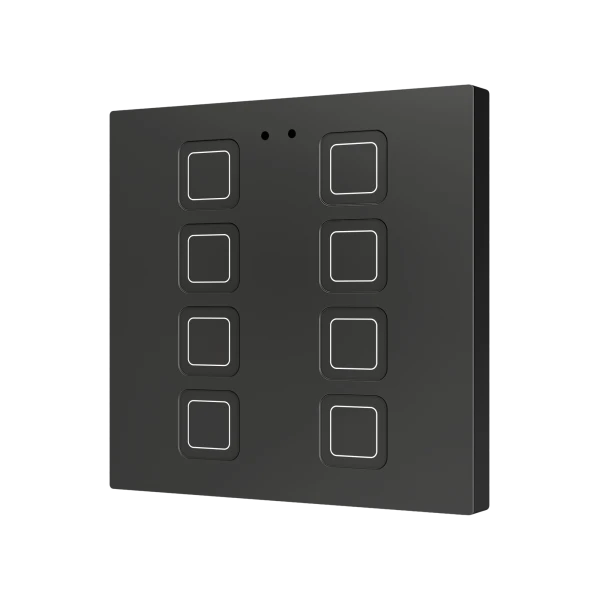 Tecla 8. PC-ABS Capacitive push button - 8 buttons - Anthracite