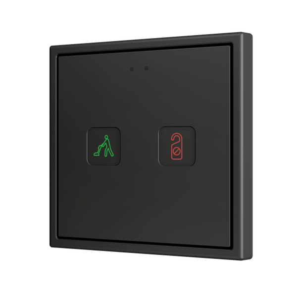 Tecla RGB 70 X2. PC-ABS Capacitive push button 70x70 - 2 buttons - Custom (ZS70 frame not included)