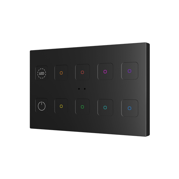 Tecla RGB XL 10. PC-ABS Capacitive push button - 10 buttons - Custom