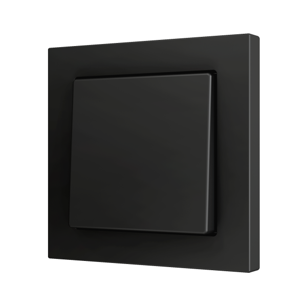 ZS55. Simple Soft push button for 1 binary input 55x55 mm - Anthracite